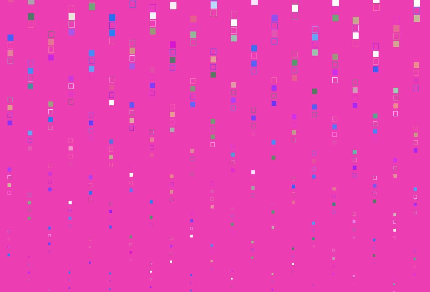 lumière multicolore, motif vectoriel arc-en-ciel avec cristaux, rectangles.