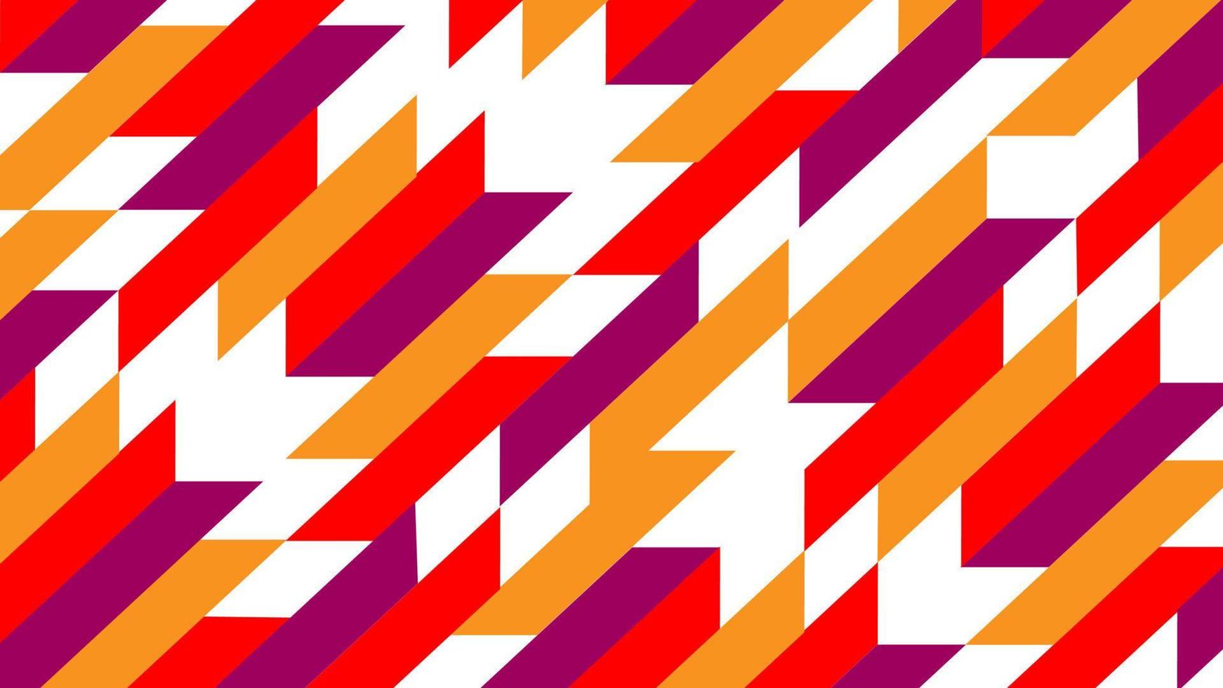 motif diagonal géométrique abstrait sans soudure fond de vecteur de motif coloré