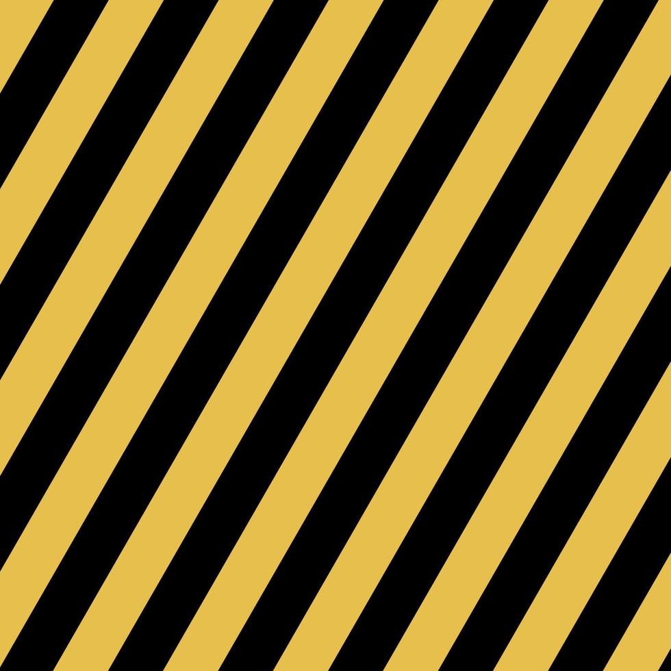 lignes diagonales motif sans couture couleur noire et jaune. conception de modèle pour le fond de la rue, le panneau d'avertissement, l'étiquette, etc. vecteur