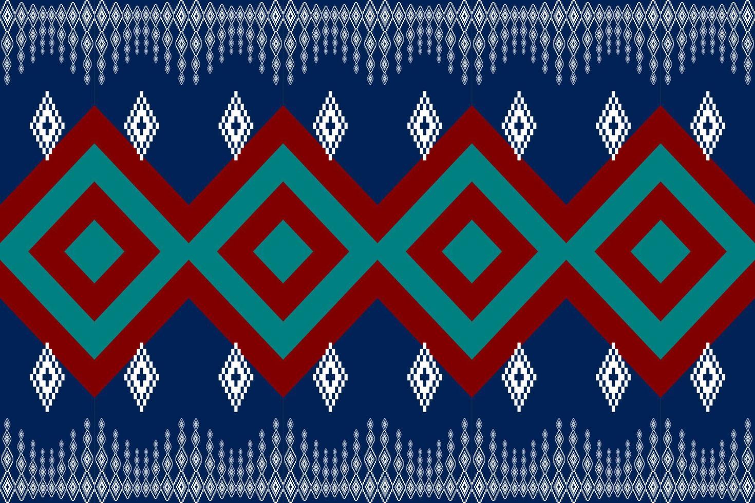 motif géométrique oriental sans couture design traditionnel vecteur