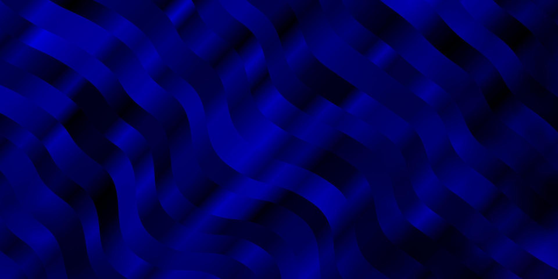 modèle vectoriel bleu foncé avec des lignes courbes.