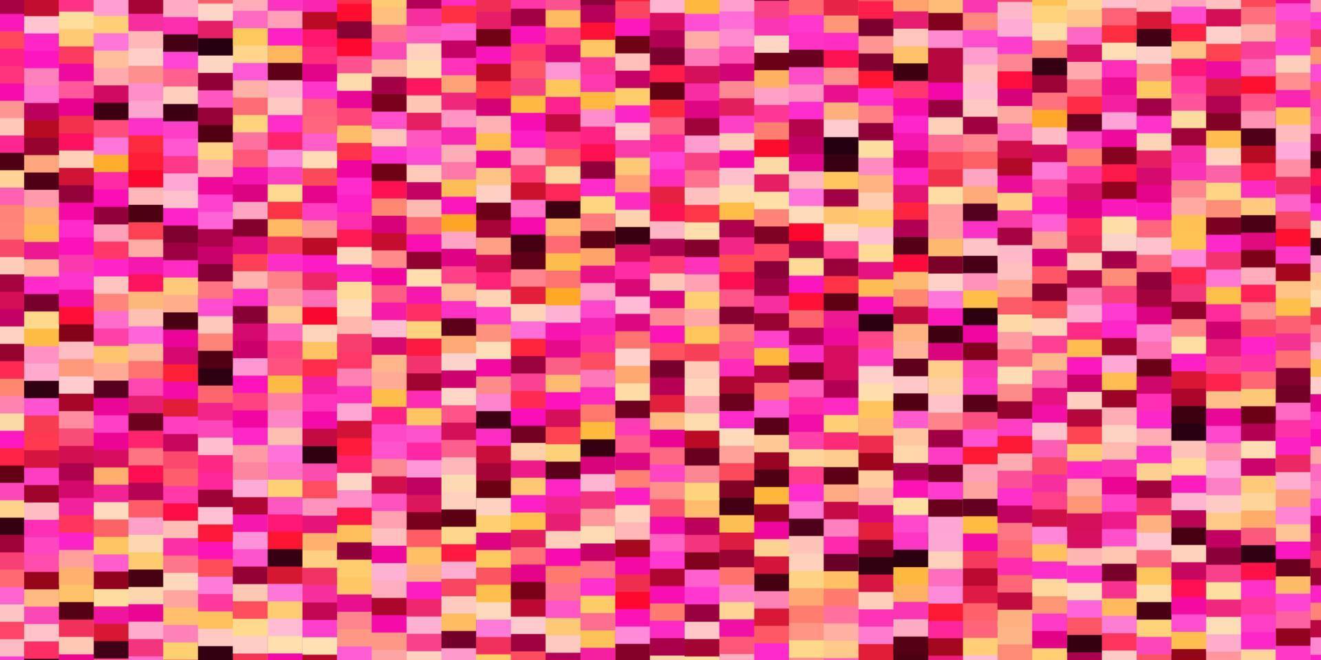 disposition de vecteur rose clair, jaune avec des lignes, des rectangles.