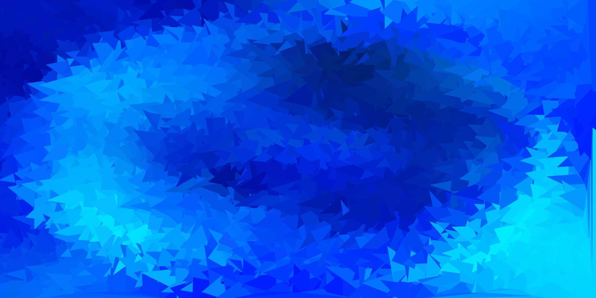 motif de mosaïque triangle vecteur bleu clair.