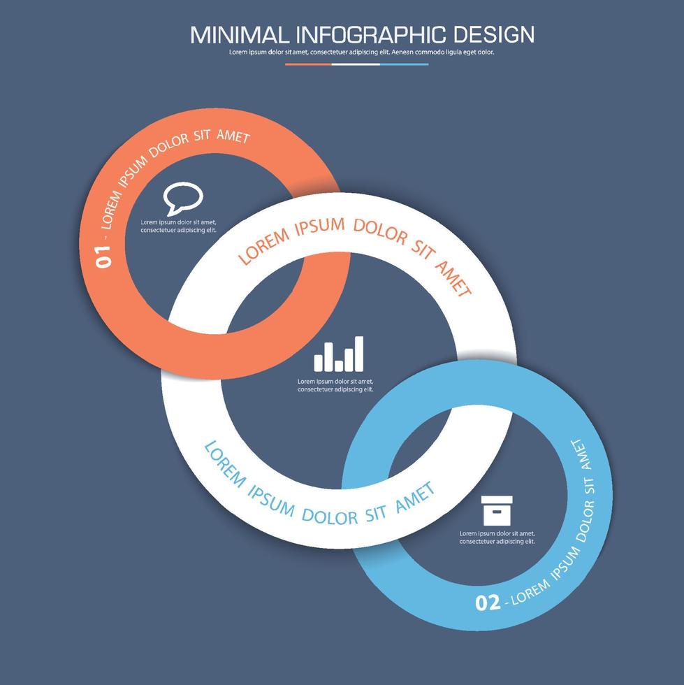 modèle d'infographie d'entreprise avec icône, illustration de conception vectorielle vecteur