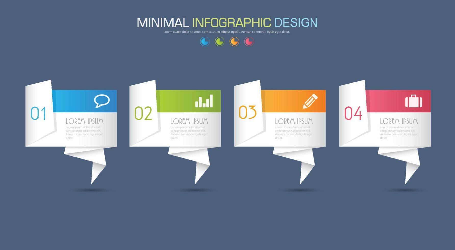 modèle d'infographie d'entreprise avec icône, illustration de conception vectorielle vecteur