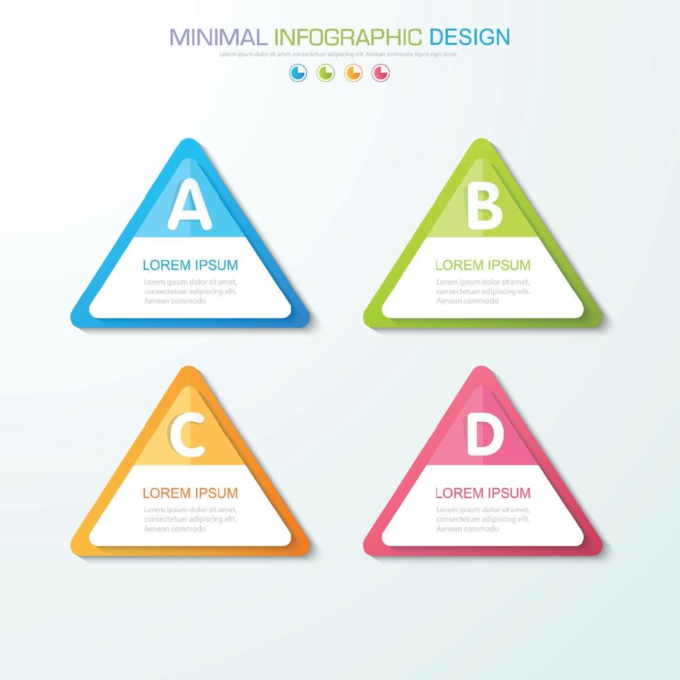 modèle d'infographie d'entreprise avec icône, illustration de conception vectorielle vecteur