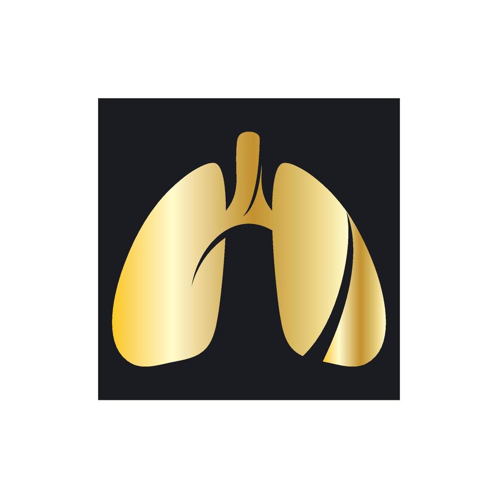 vecteur de conception de logo pulmonaire pour votre entreprise