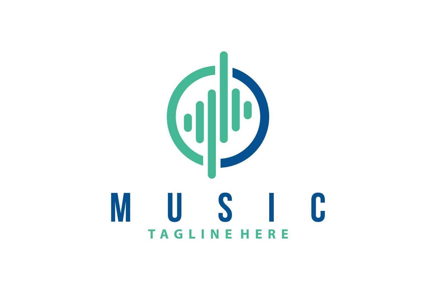 musique beat logo icône vecteur isolé