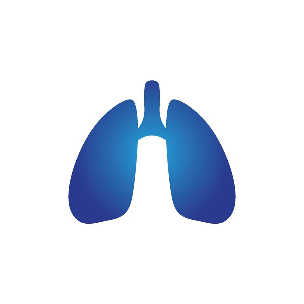 vecteur de conception de logo pulmonaire pour votre entreprise