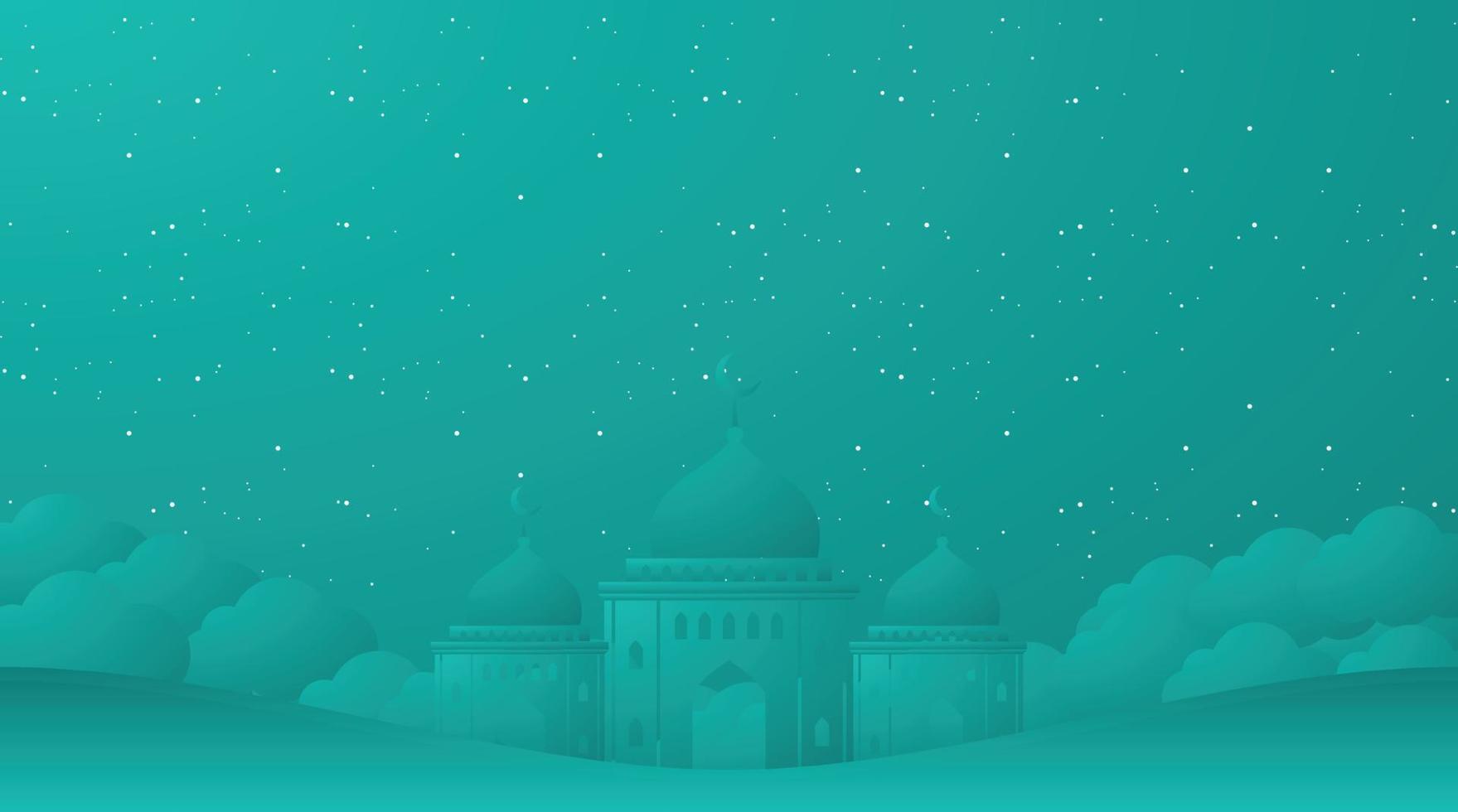 arrière-plan islamique. fond eid mubarak. fond de ramadan kareem. vecteur