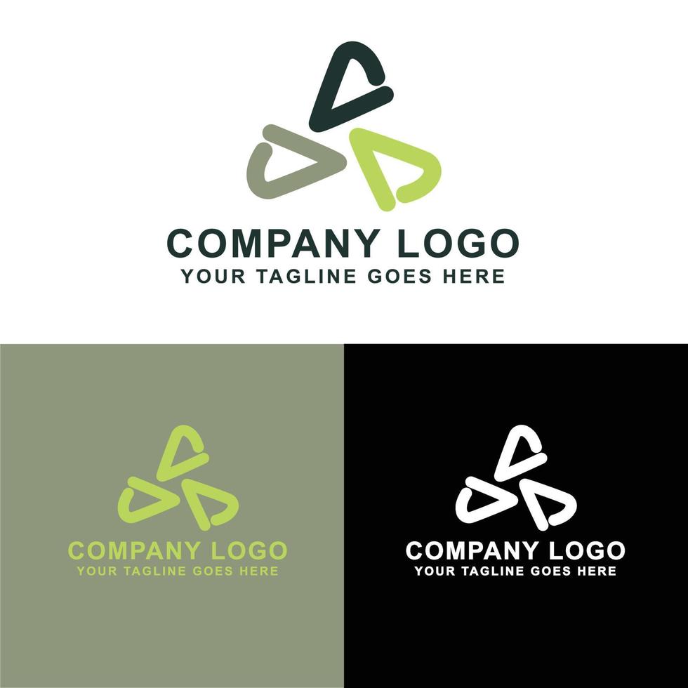 Le logo de marque est parfait pour votre entreprise ou votre entreprise. vecteur