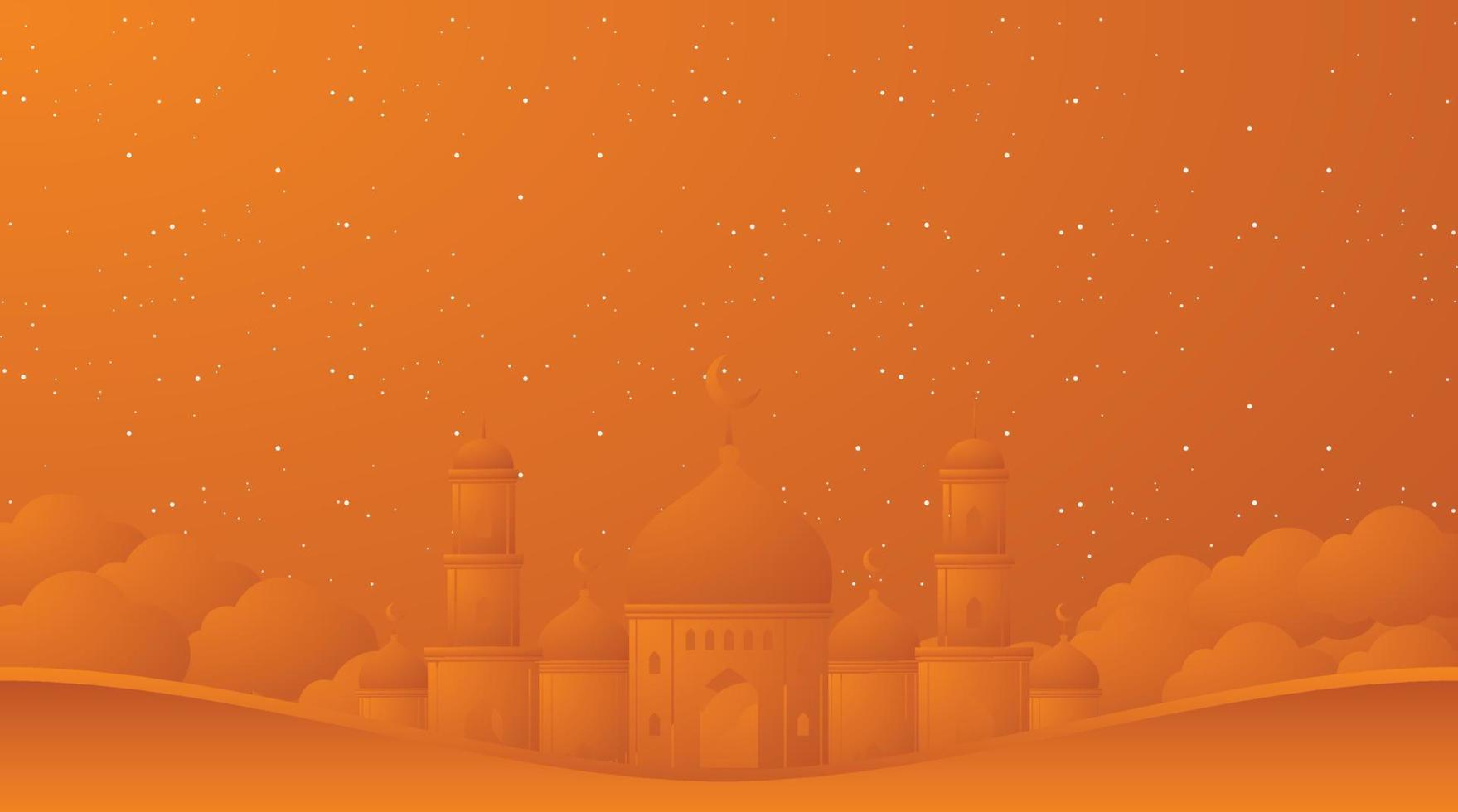 arrière-plan islamique. fond eid mubarak. fond de ramadan kareem. vecteur