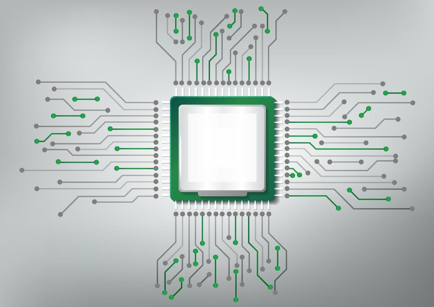 technologie de circuit imprimé de processeur vecteur