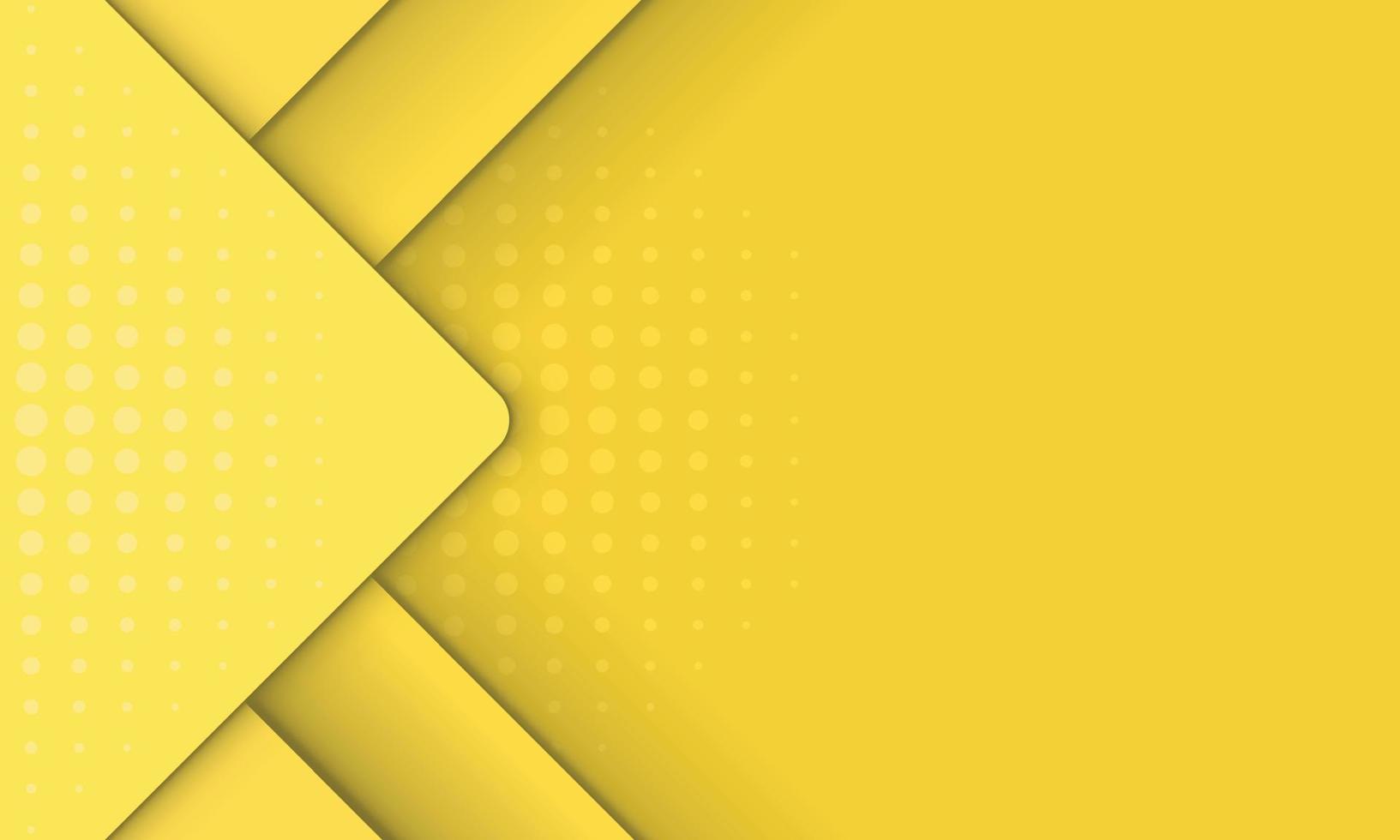 fond jaune abstrait avec rayures et rectangle, vecteur