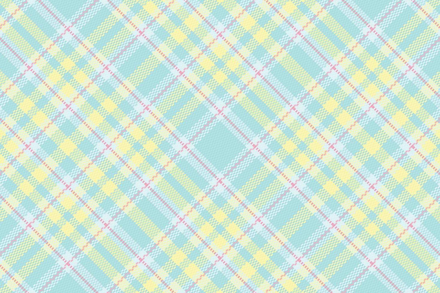 motif à carreaux tartan avec texture et couleur estivale. vecteur