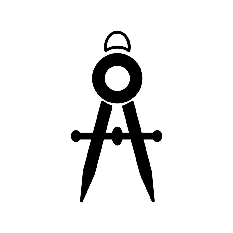 boussole architecte icônes symbole vecteur éléments pour infographie web