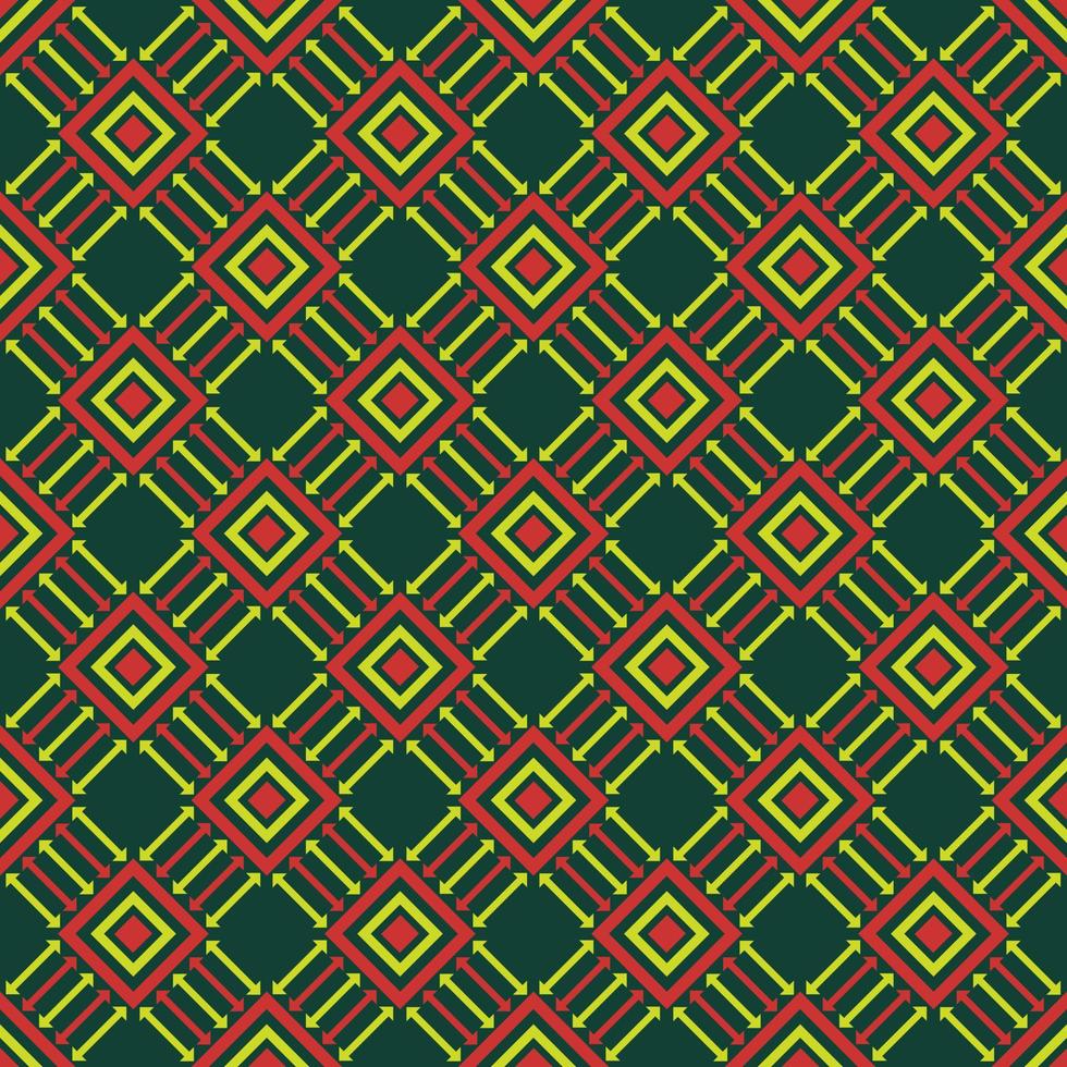 motif de tissu géométrique floral asiatique vecteur