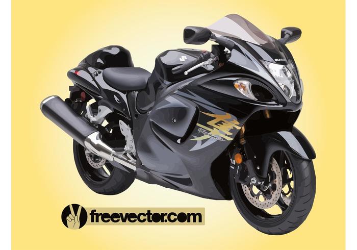 Suzuki Hayabusa Moto vecteur