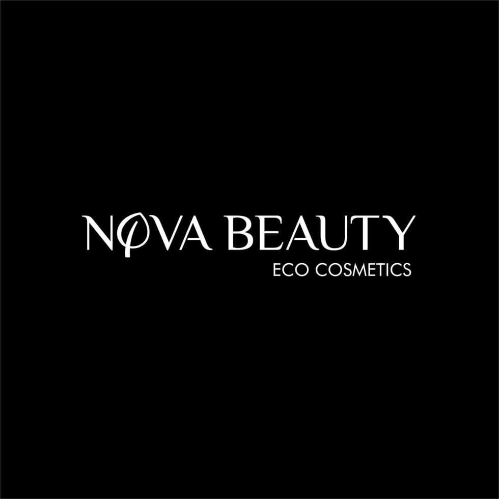 logo pour l'entreprise. logo pour un salon de beauté, une boutique, des cosmétiques. vecteur