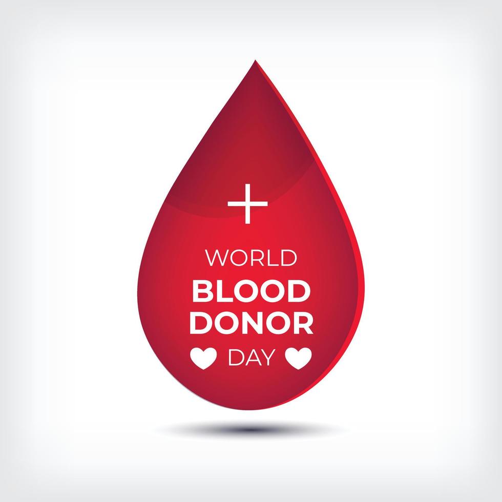 journée mondiale du donneur de sang 14 juin vecteur fond de la journée du donneur de sang