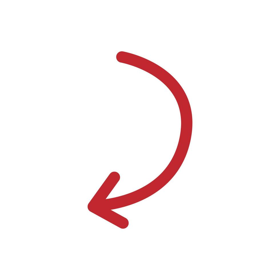 flèche de vecteur rouge. icône de flèches rouges. icône de vecteur de  flèche rouge. 7741324 Art vectoriel chez Vecteezy