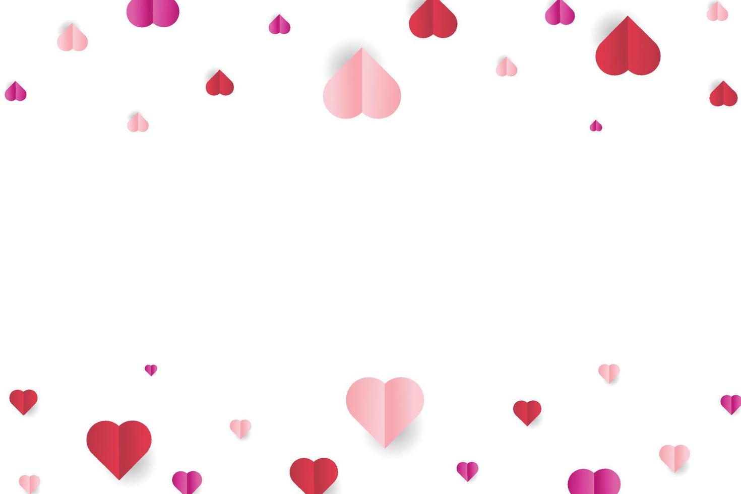 nuage de vecteur d'amour et de saint valentin avec scène de ballon coeur. amour de cadeau minimal et scène de nuage. style minimal de la Saint-Valentin. vecteur de fond rose avec zone d'espace de copie