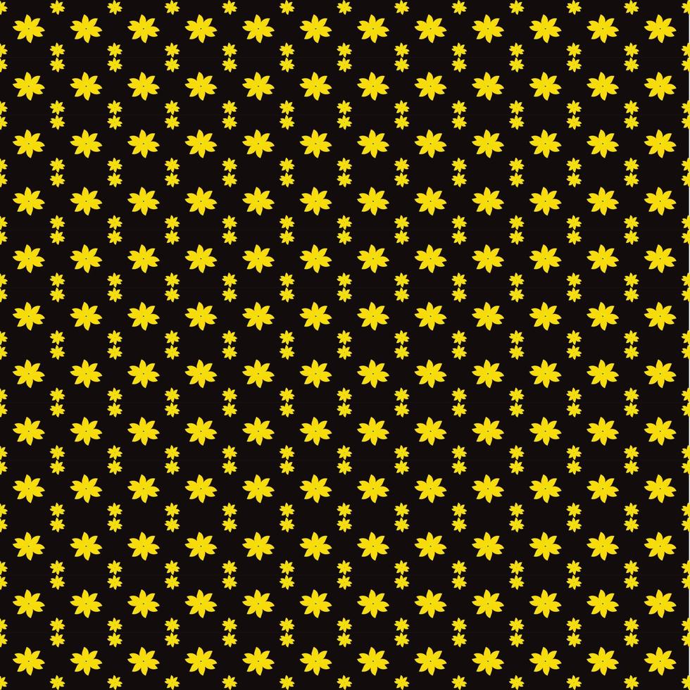 motif de tissu à partir de formes géométriques enchaînées dans un motif floral au sol vecteur