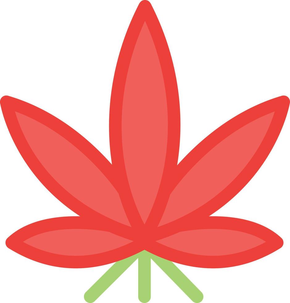 illustration vectorielle de marijuana sur fond.symboles de qualité premium.icônes vectorielles pour le concept et la conception graphique. vecteur