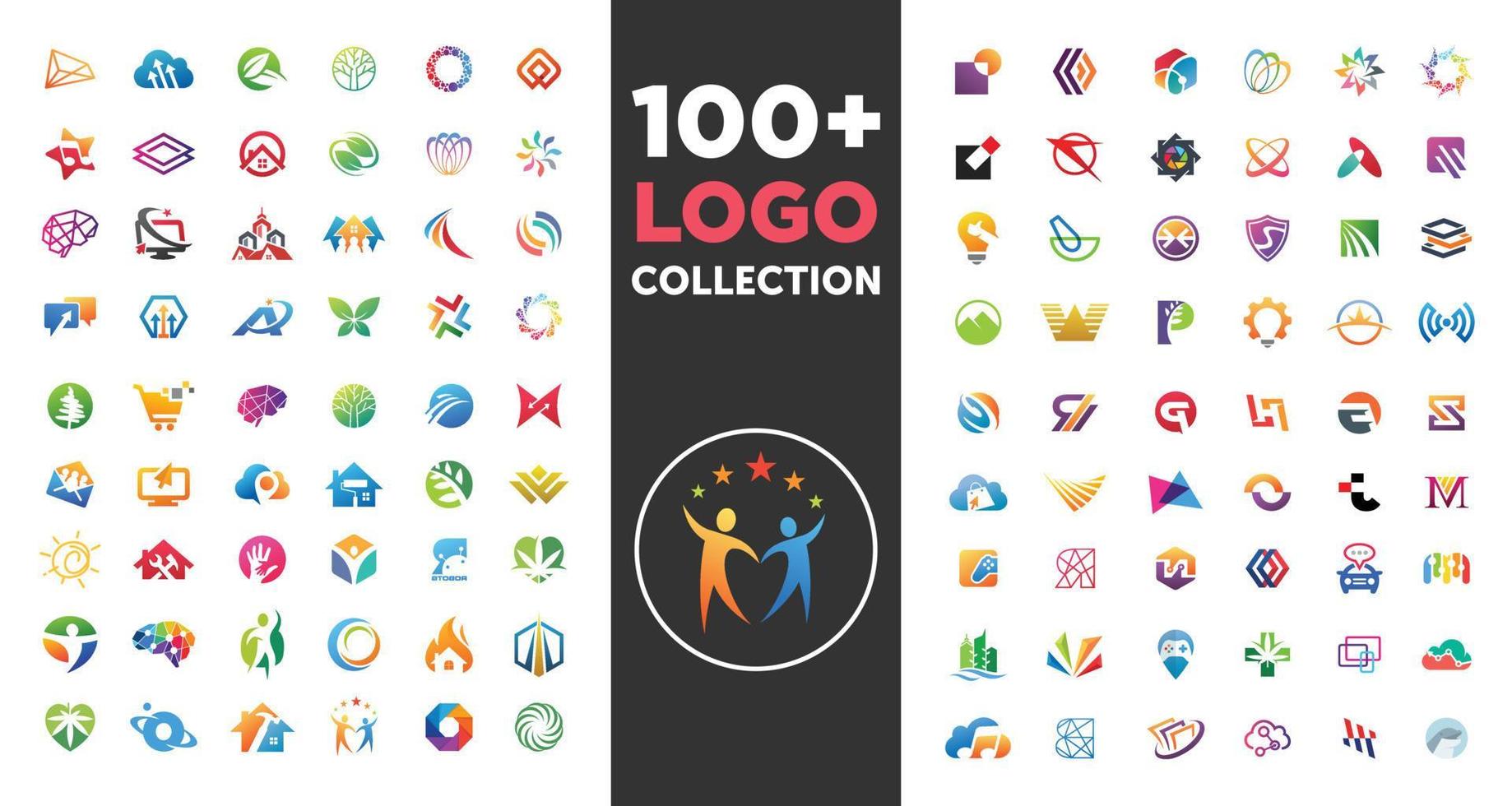 ensemble de collection de logos vecteur