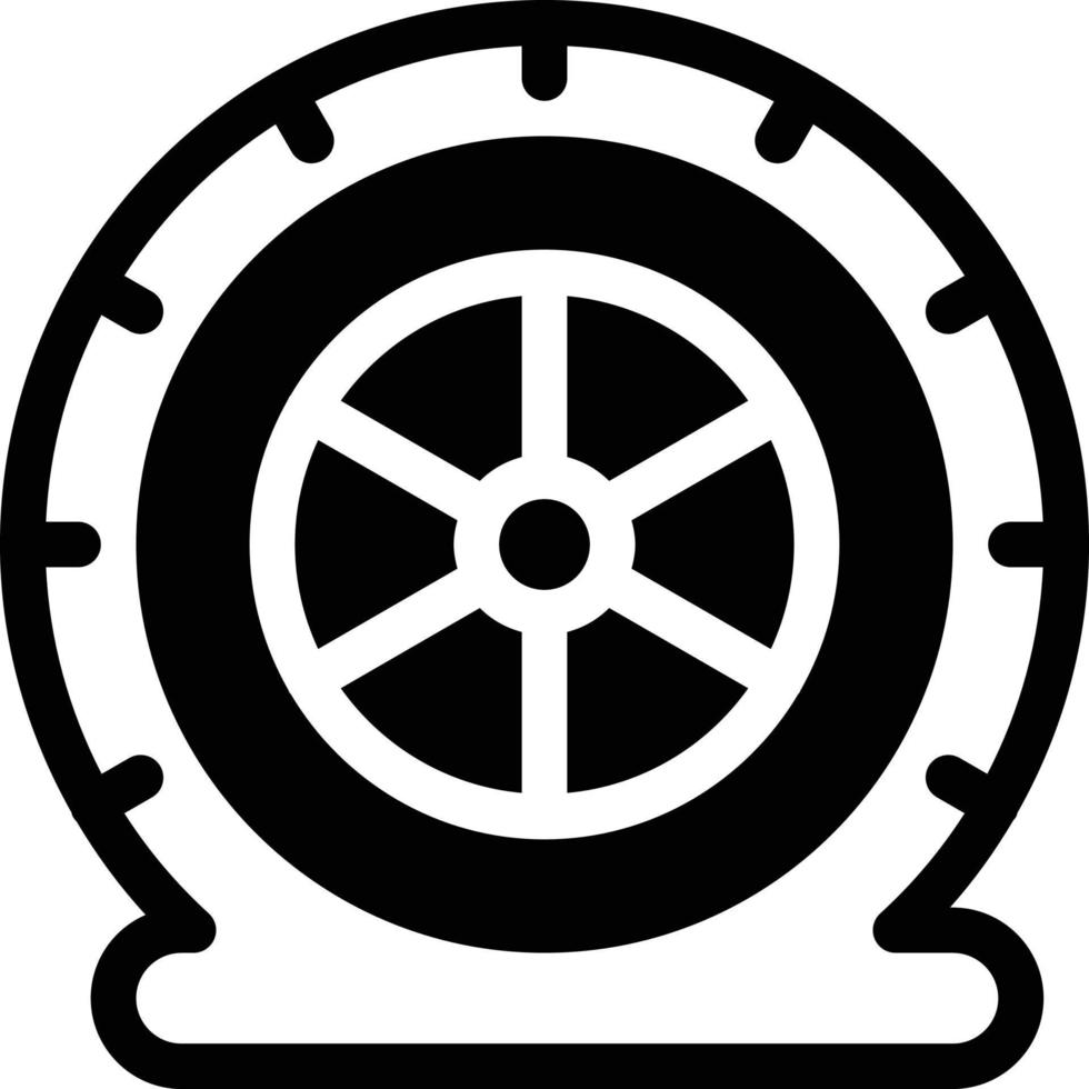 illustration vectorielle de crevaison de pneu sur fond.symboles de qualité premium.icônes vectorielles pour le concept et la conception graphique. vecteur