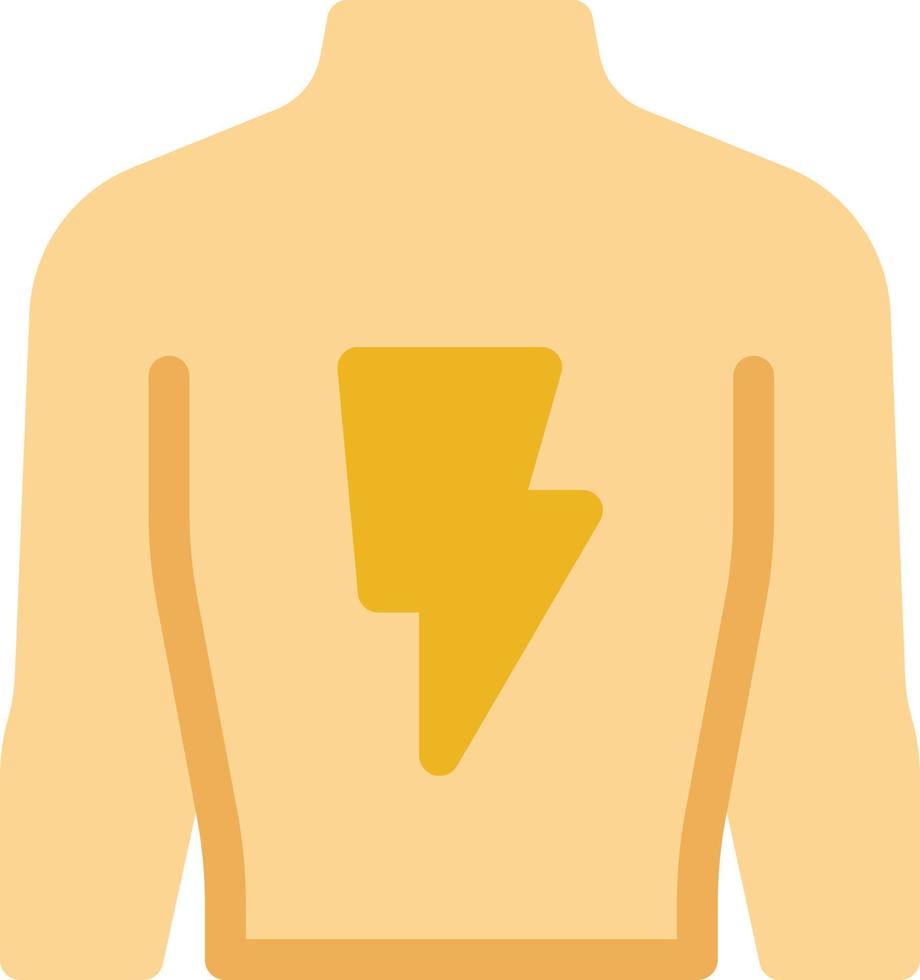 illustration vectorielle de douleur corporelle sur fond.symboles de qualité premium.icônes vectorielles pour le concept et la conception graphique. vecteur