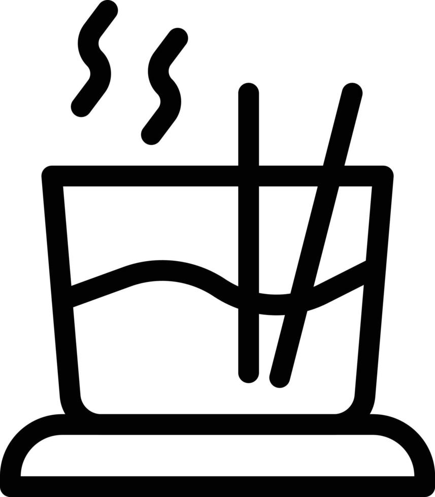 illustration vectorielle de nourriture chaude sur fond.symboles de qualité premium.icônes vectorielles pour le concept et la conception graphique. vecteur