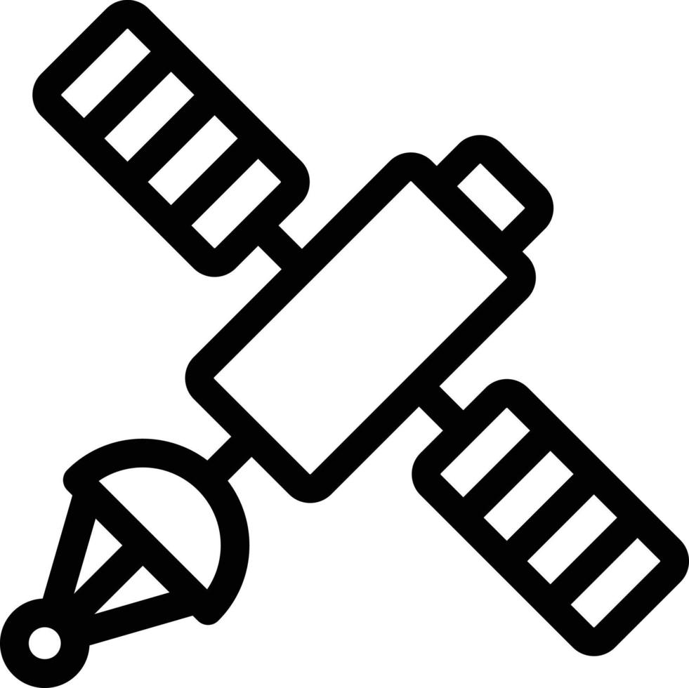 illustration vectorielle satellite sur fond.symboles de qualité premium.icônes vectorielles pour le concept et la conception graphique. vecteur