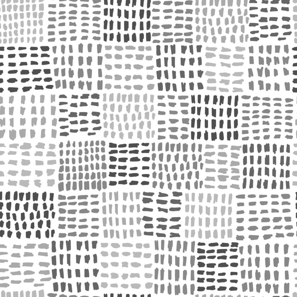 texture dessinée à la main des taches. modèle sans couture de taches grises ou de taches. illustration vectorielle abstraite pour le textile, le tissu, la conception simple et amusante vecteur