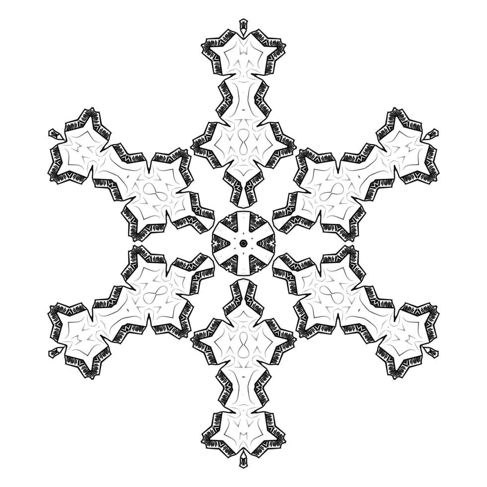 ornement abstrait. éléments décoratifs ethniques vecteur