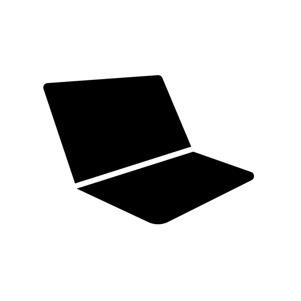 modèle d'icône d'ordinateur portable vecteur