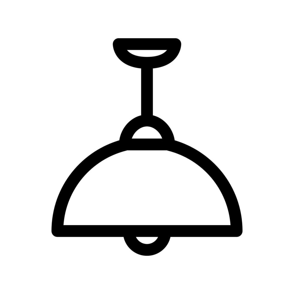 icône de lampe suspendue vecteur