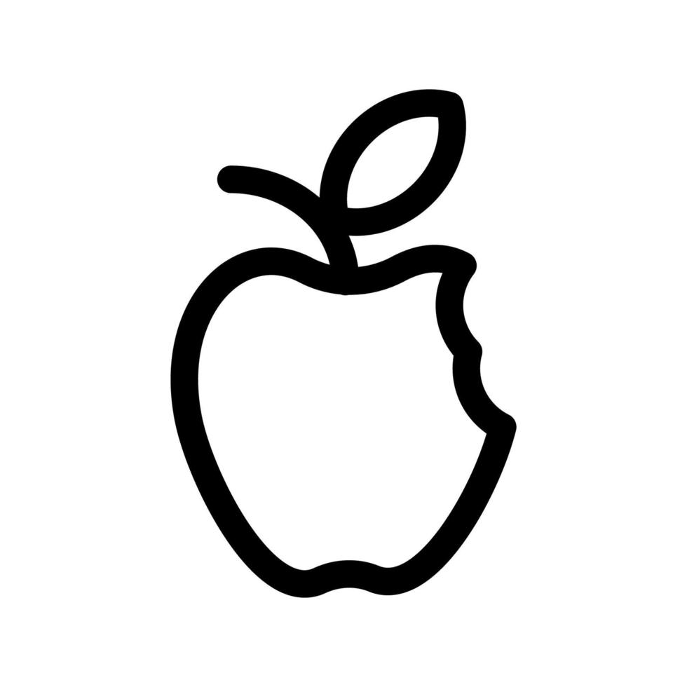 modèle d'icône de pomme vecteur