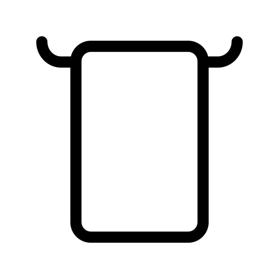 illustration graphique vectoriel de l'icône de la serviette