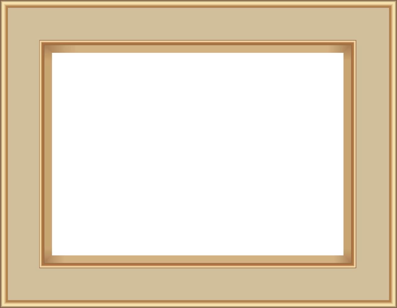 cadre photo isoler sur fond blanc, illustration vectorielle eps10 vecteur