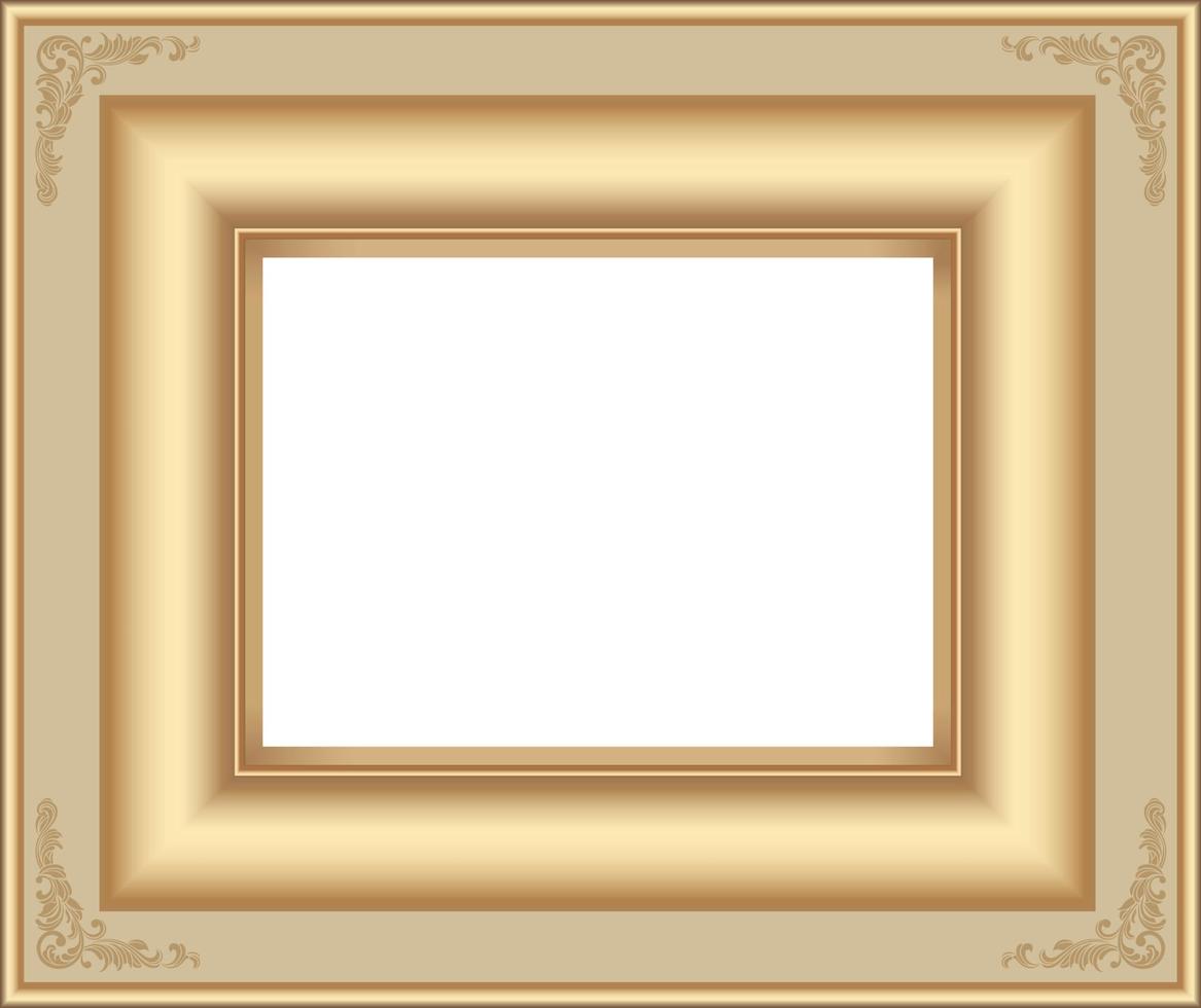 cadre photo isoler sur fond blanc, illustration vectorielle eps10 vecteur