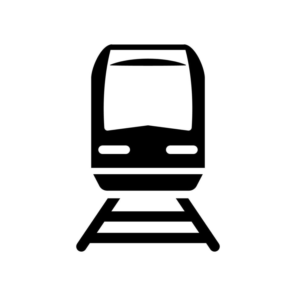 modèle d'icône de train vecteur