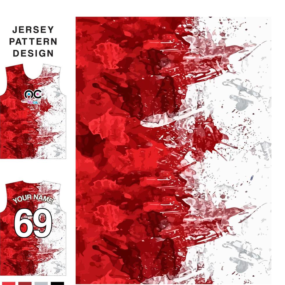 modèle de modèle de maillot de vecteur de concept abstrait pour l'impression ou la sublimation uniformes de sport football volley-ball basket-ball e-sports cyclisme et pêche vecteur libre.