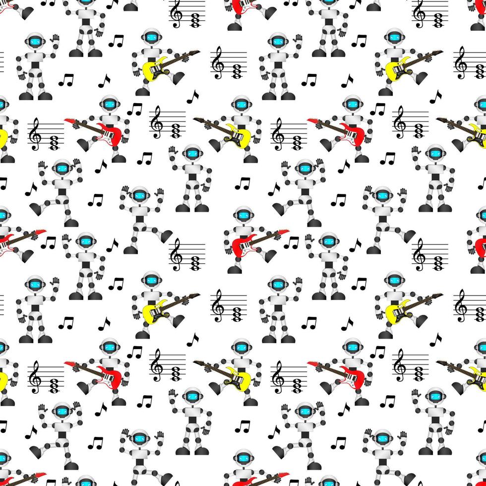 conception de modèle de robot mignon vecteur