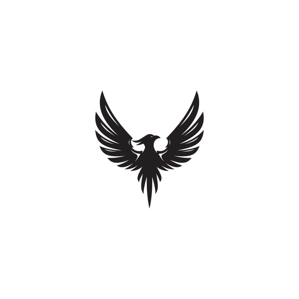 conception de logo ou d'icône phoenix vecteur