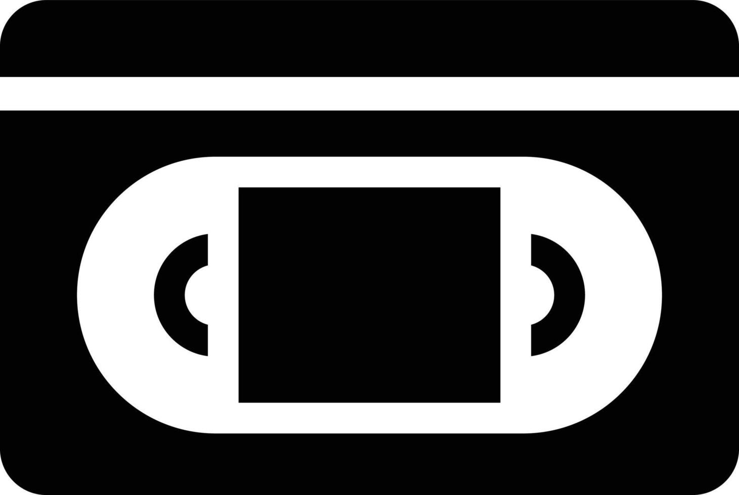 illustration vectorielle de cassette sur fond.symboles de qualité premium.icônes vectorielles pour le concept et la conception graphique. vecteur