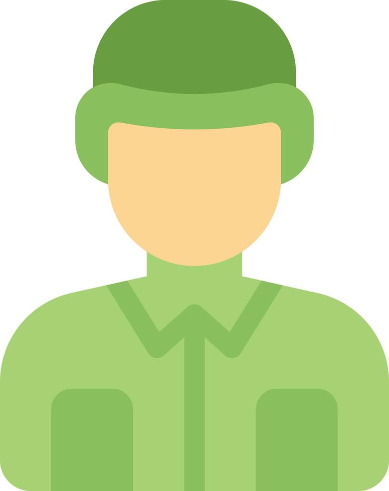 soldat homme illustration vectorielle sur un fond. symboles de qualité premium. icônes vectorielles pour le concept et la conception graphique. vecteur