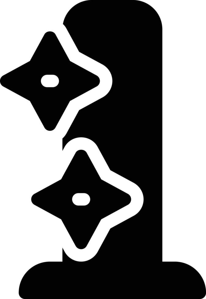illustration vectorielle de ninja blade sur fond.symboles de qualité premium.icônes vectorielles pour le concept et la conception graphique. vecteur