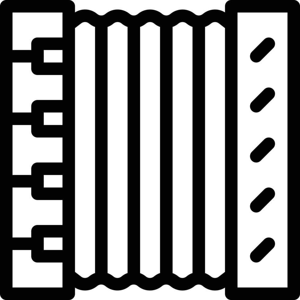 illustration vectorielle d'accordéon sur fond.symboles de qualité premium.icônes vectorielles pour le concept et la conception graphique. vecteur