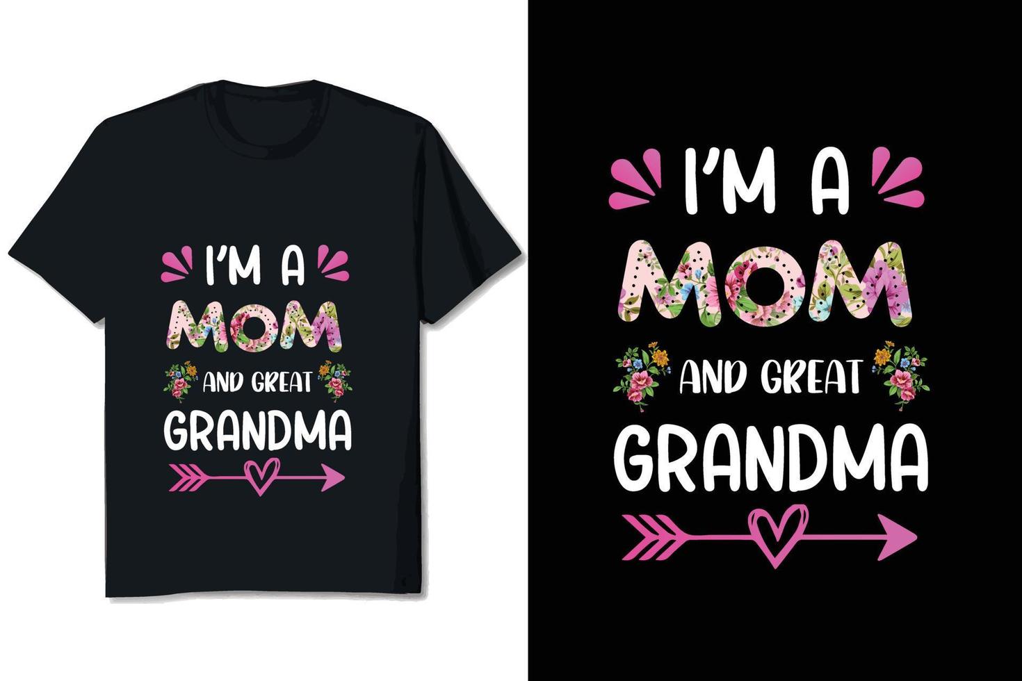 conception de t-shirt spécial fête des mères vecteur